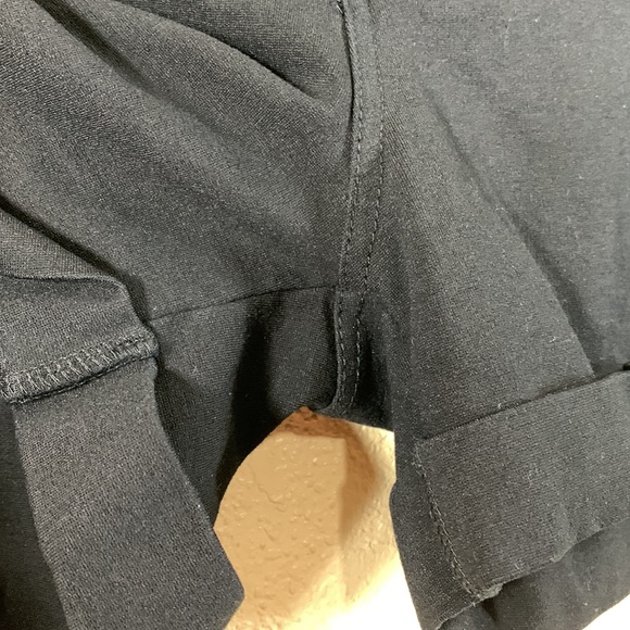 Cavalini Shorts Stretch Black Gold Buttons Size 3X - Picture 7 of 14